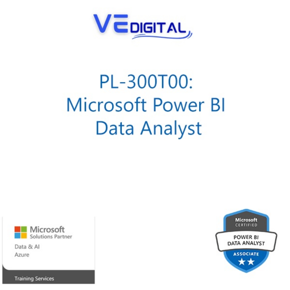 Picture of Microsoft Power BI Data Analyst (PL-300T00)