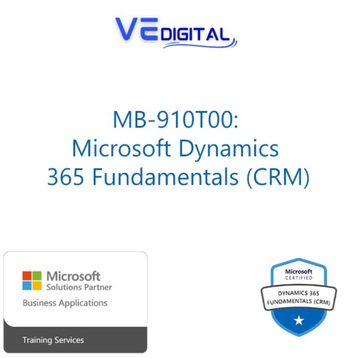 Picture of Microsoft Dynamics 365 Fundamentals (CRM) (MB-910T00)