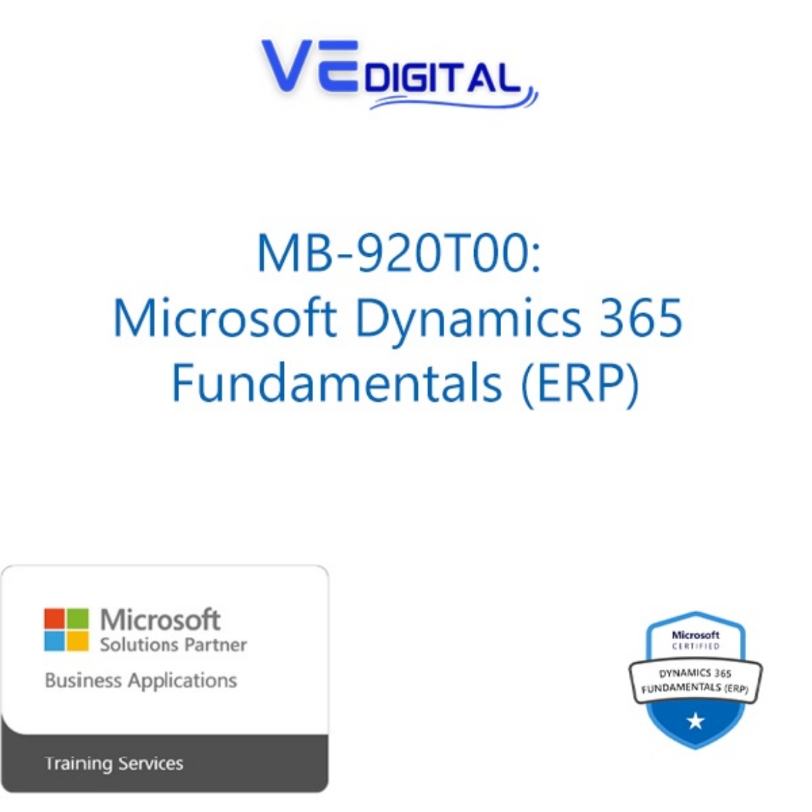 Picture of Microsoft Dynamics 365 Fundamentals (ERP) (MB-920T00)